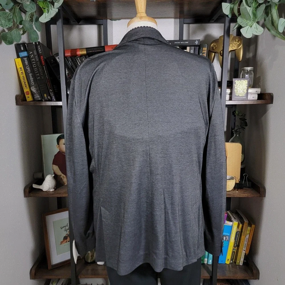 Michael Kors KIMBLE Men's Unstructured Blazer Charcoal Size‎ 52R SLIM FIT NEW